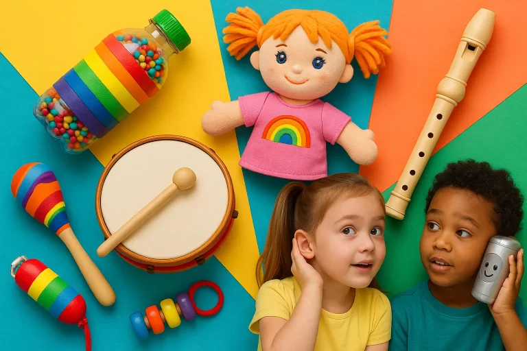 Brinquedos de Estímulo Auditivo para Ajudar no Desenvolvimento da Linguagem